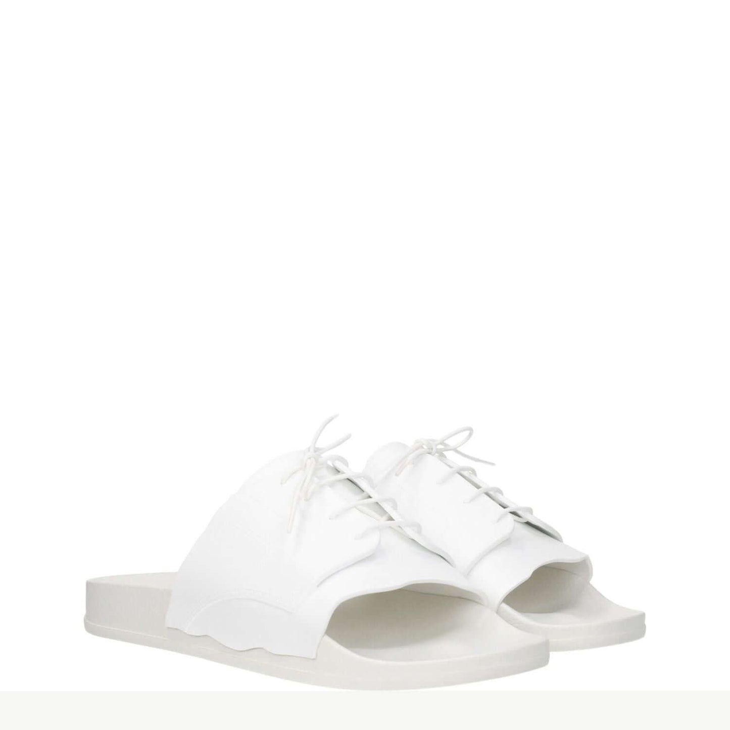 Maison Margiela White Cotton Slippers