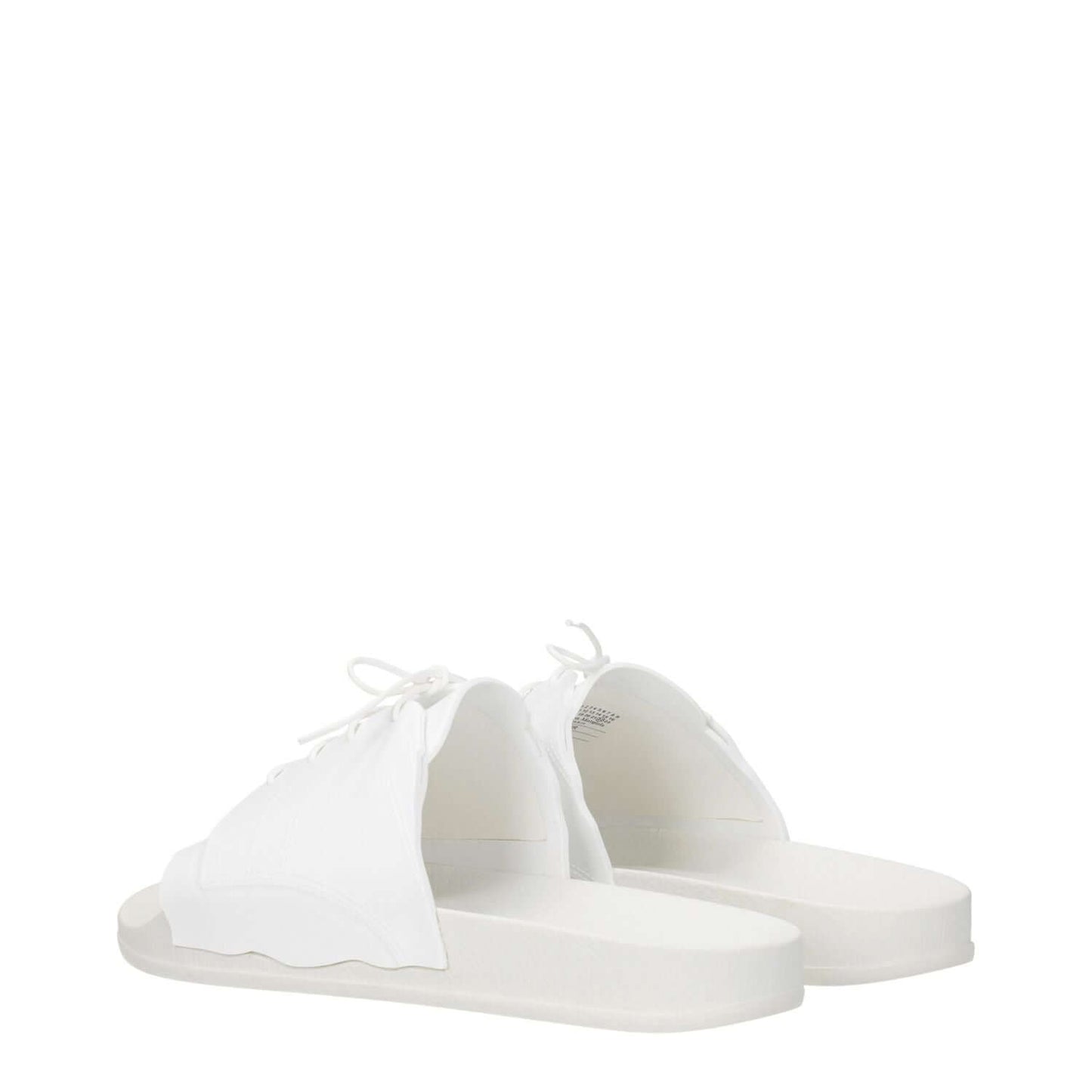 Maison Margiela White Cotton Slippers