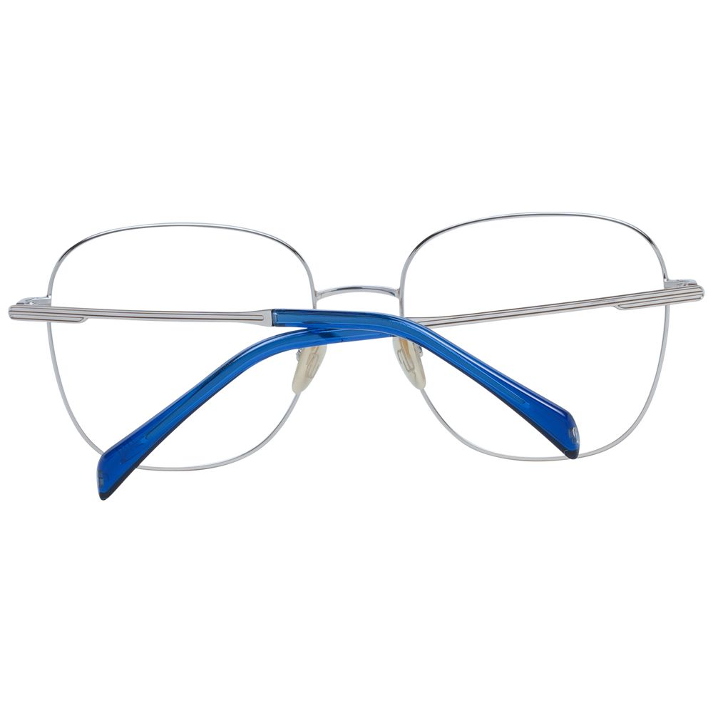 Maje Blue Women Glasses Frame with square full-rim metal frame and demo plastic lenses.