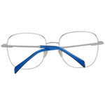 Maje Blue Women Glasses Frame with square full-rim metal frame and demo plastic lenses.