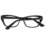 Marciano by Guess Black Women Glasses Frame, cat eye style, full-rim plastic frame, demo lenses, includes branded case, spring hinge feature.