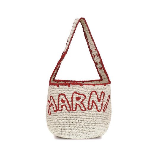 Marni Beige Raffia Shoulder Bag 1728,72470364320,Bags,Beige,Marni,New with tags,Shoulder Bags - Bags,Women