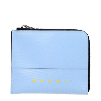 Marni Blue Polyethylene Wallet