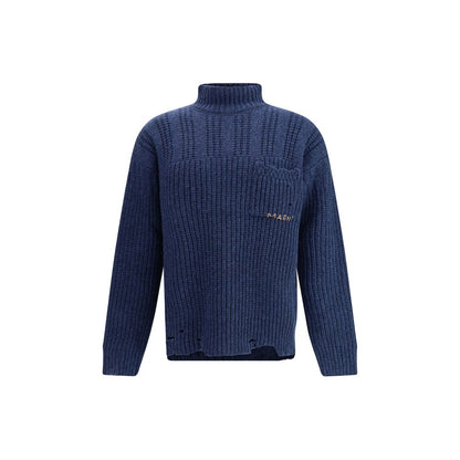 Marni Blue Wool Sweatshirt