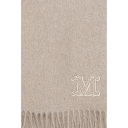 Max Mara Beige Cashmere Scarf