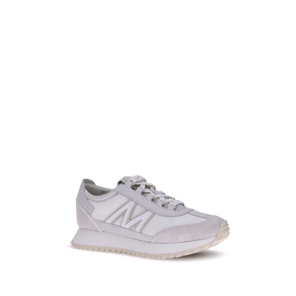 Moncler White Polyamide Low Top Sneakers