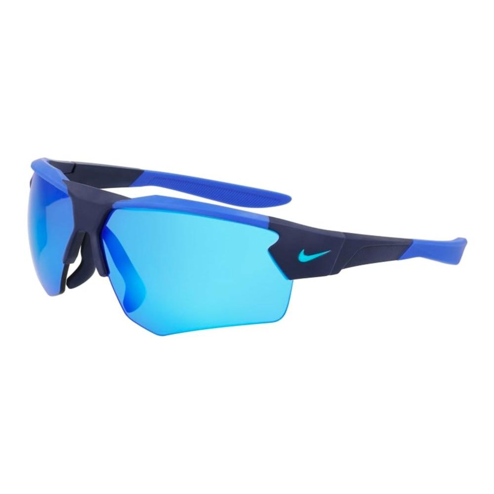 NIKE MOD. NIKE CLOAK DUO EV24036 sunglasses for gent with blue lenses and black-blue frame