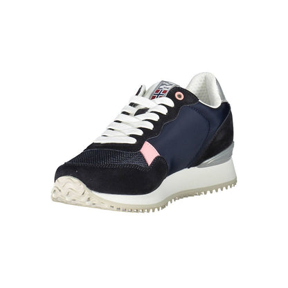 Napapijri Blue Polyurethane Women Sneaker