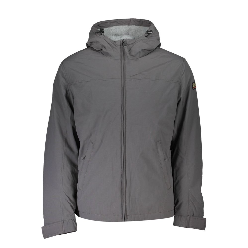 Napapijri Gray Polyamide Men Jacket