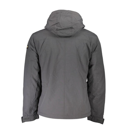 Napapijri Gray Polyamide Men Jacket