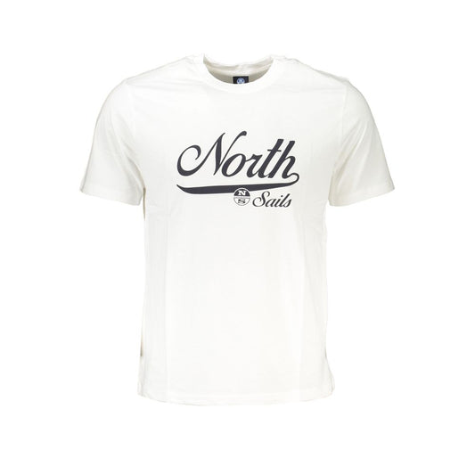 North Sails Bianco Cotton Mens T-Shirt