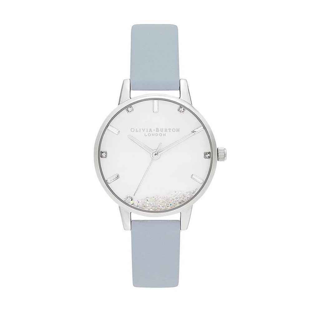 Olivia Burton Blue Artificial Leather Dress Watch Olivia Burton