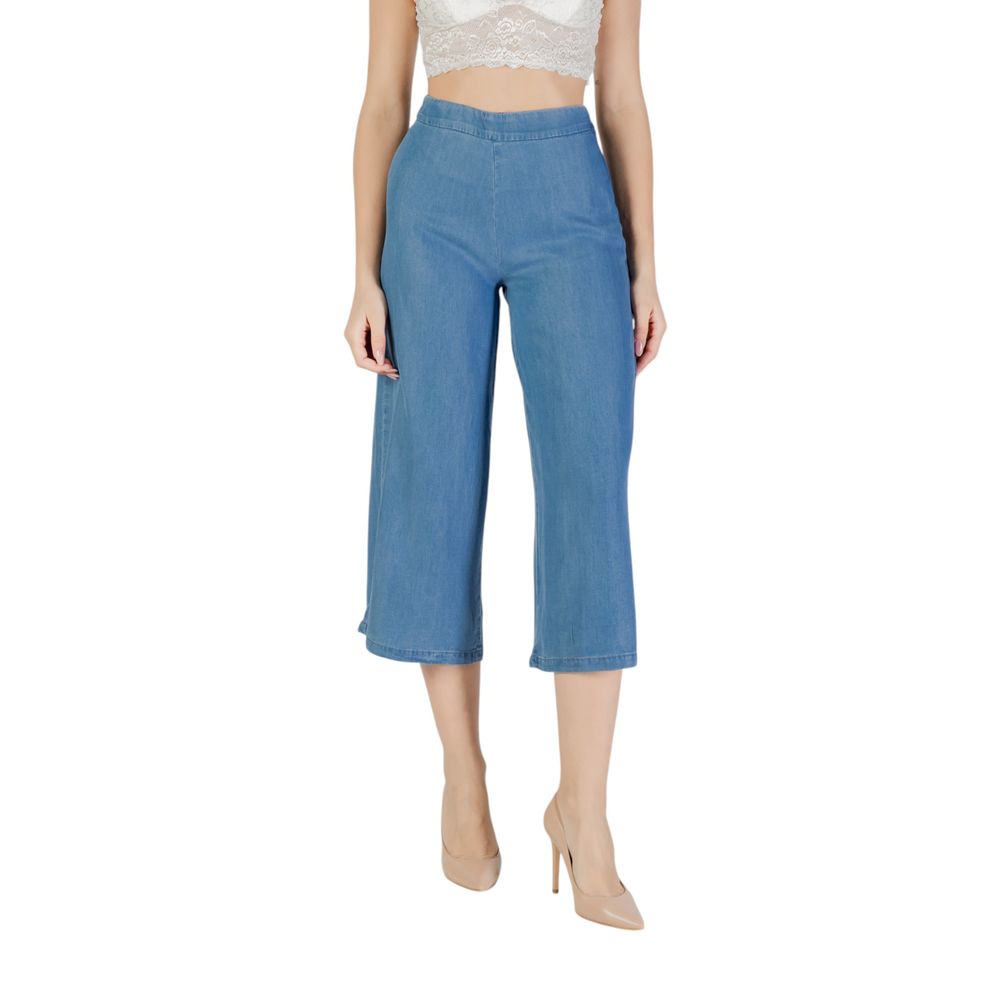 Only Blue Lyocell Cropped Pants1728,71956299936,Blue,Clothing,Cropped Pants - Pants - Clothing,IT42|M,IT44|L,New with tags,Only,Pants - Clothing,Women