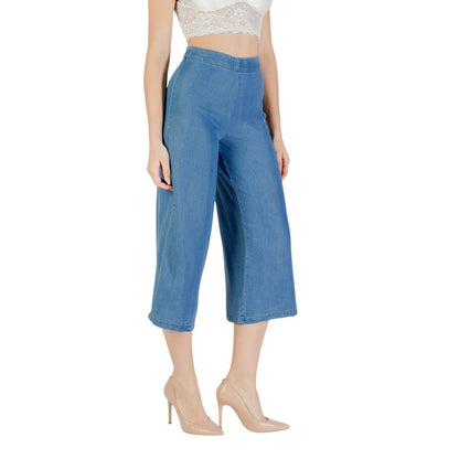 Only Blue Lyocell Cropped Pants1728,71956299936,Blue,Clothing,Cropped Pants - Pants - Clothing,IT42|M,IT44|L,New with tags,Only,Pants - Clothing,Women