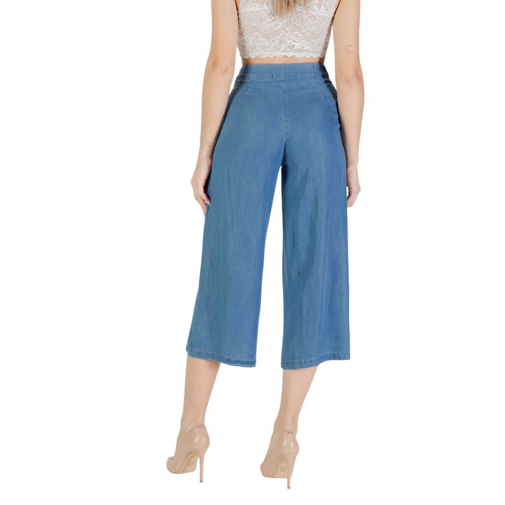 Only Blue Lyocell Cropped Pants1728,71956299936,Blue,Clothing,Cropped Pants - Pants - Clothing,IT42|M,IT44|L,New with tags,Only,Pants - Clothing,Women