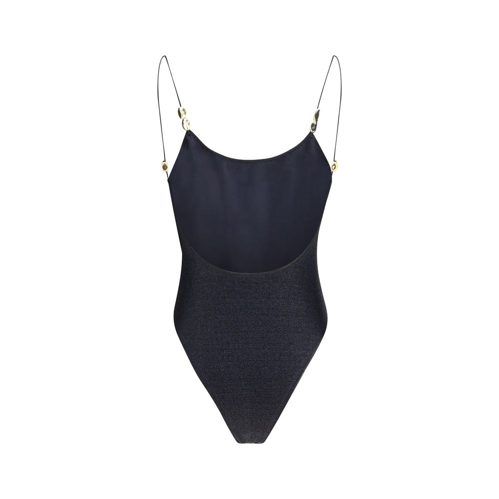 Oséree Black Polyamide One-Piece Swimsuit Oséree