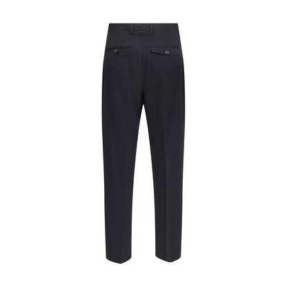 Our Legacy Black Fleece Wool Chino Pants