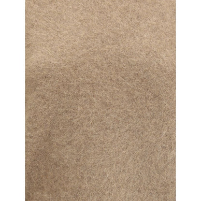 P.A.R.O.S.H. Beige Raccoon Fur Sweatshirt P.A.R.O.S.H.