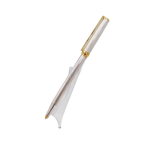 PENNE S-T- DUPONT MOD. 480177 displayed with a gold-trimmed transparent design.