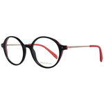 Lady's eyeglasses PUCCI MOD. EP5118 50005 with black frame and pink arms, elegant and stylish accessory for women.