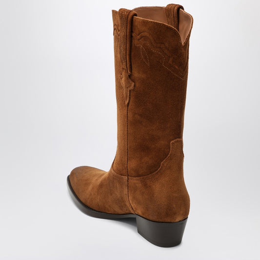 Paris Texas Hilda boots in Cognac suede PX1452XWACS/R_PATEX-CO_500