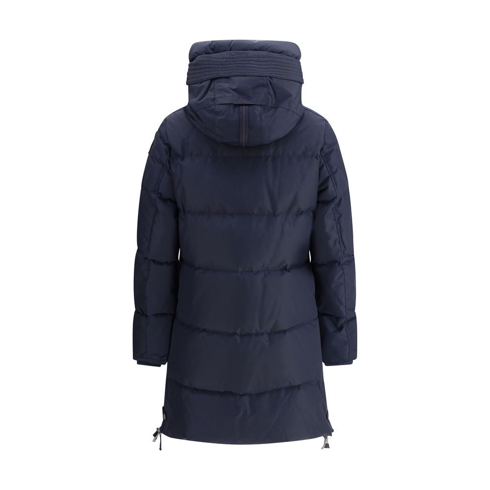 Parajumpers Blue Nylon Full-Length Jacket Parajumpers