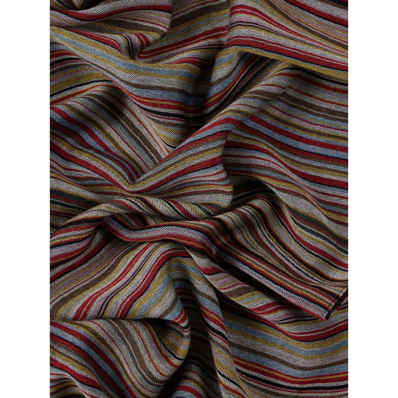 Paul Smith Signature Stripe wool and silk scarf