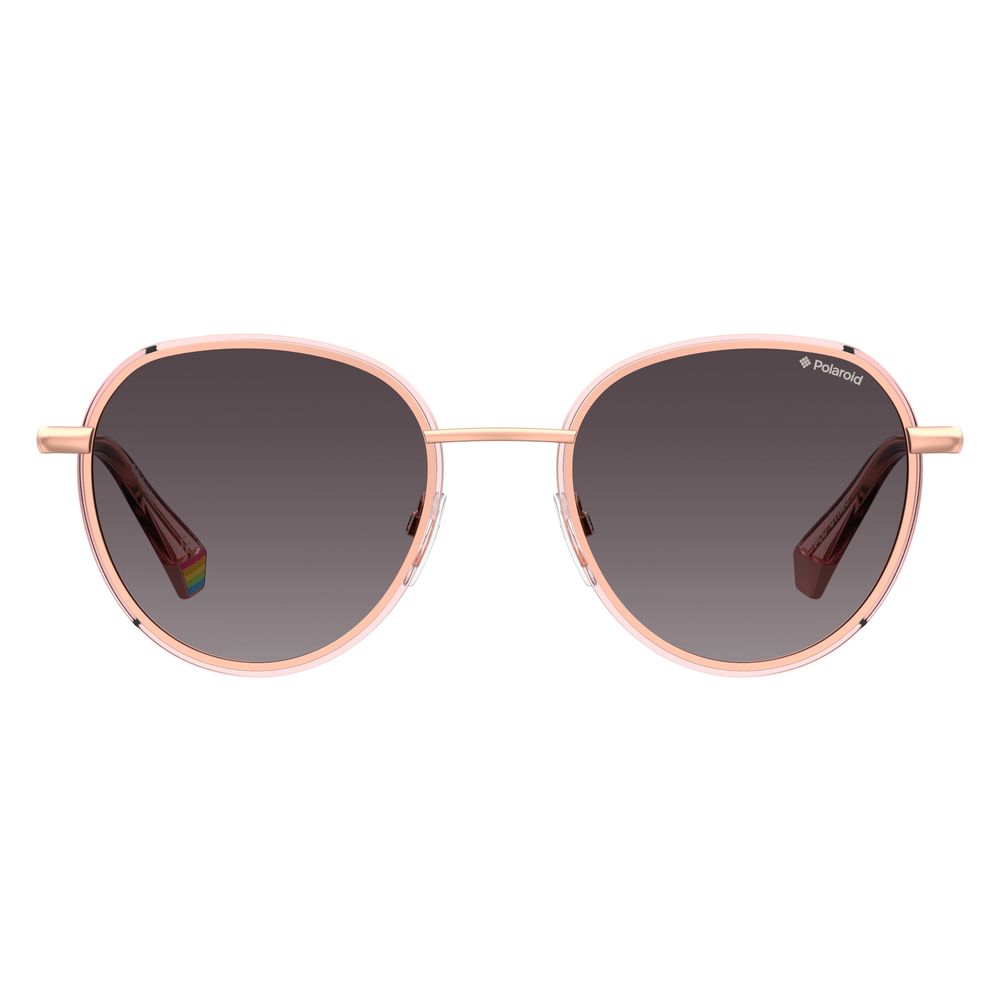 Polaroid Rose Gold Metal Sunglasses