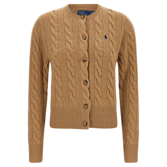 Polo Ralph Lauren Beige Wool Cardigan