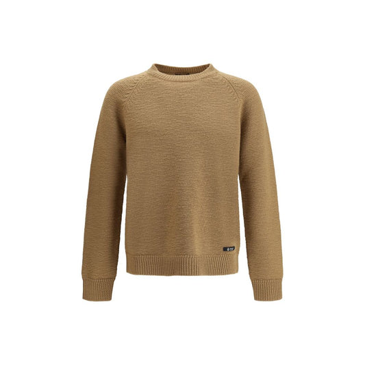 Prada Beige Wool Sweatshirt1728,72470364320,Beige,Clothing,IT50 | L,IT52 | XL,Men,New with tags,Prada,Sweaters - Clothing,Sweatshirts - Sweaters - Clothing