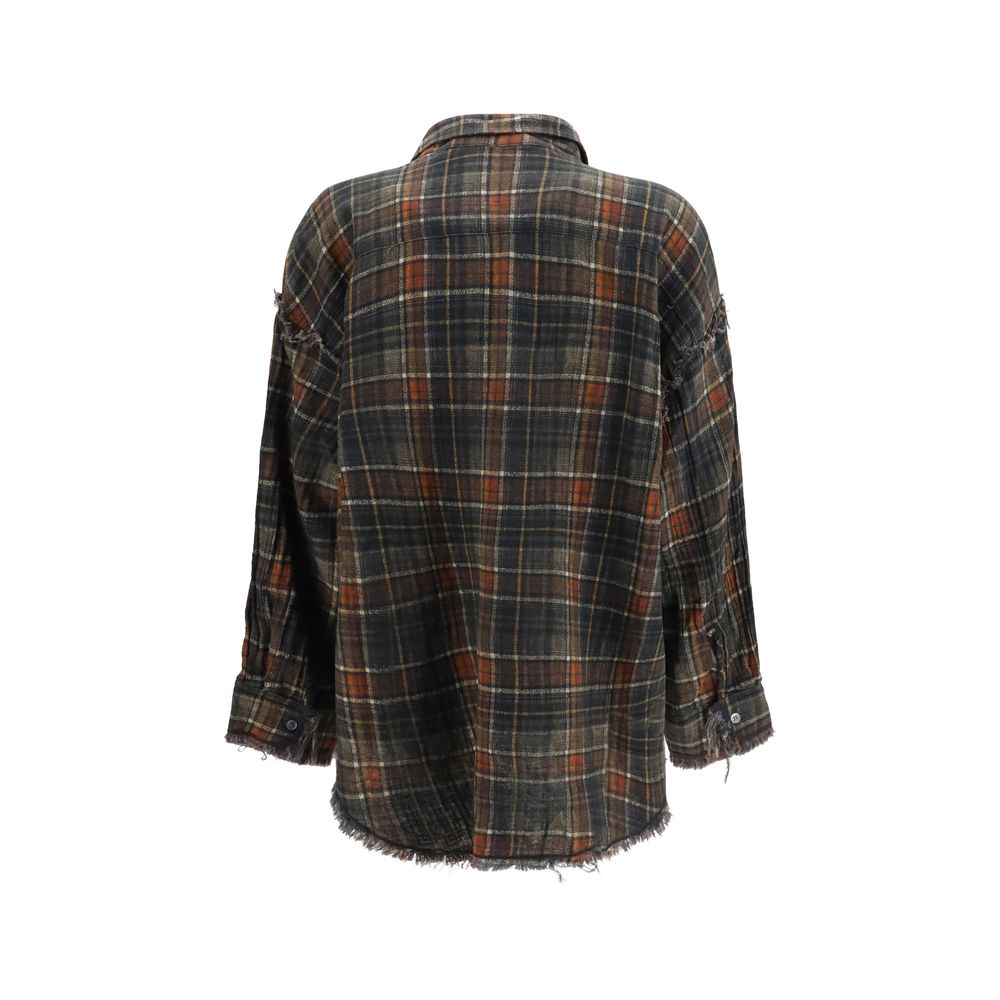 R13 Multicolor Cotton Pattern Shirt