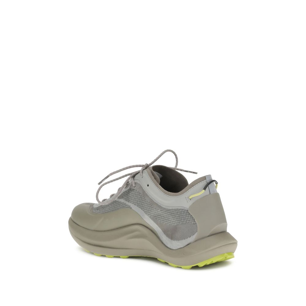 ROA Gray Polyester Athletic Sneakers ROA