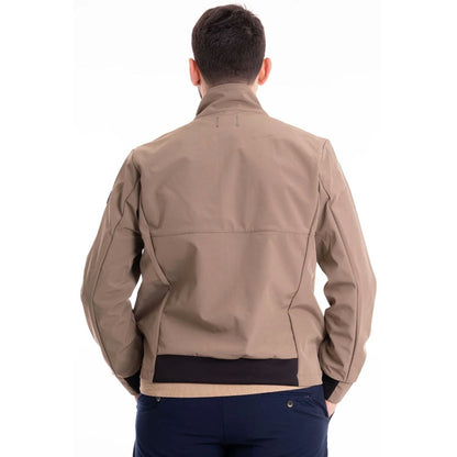 Refrigiwear Beige Nylon Men's Bomber Jacket