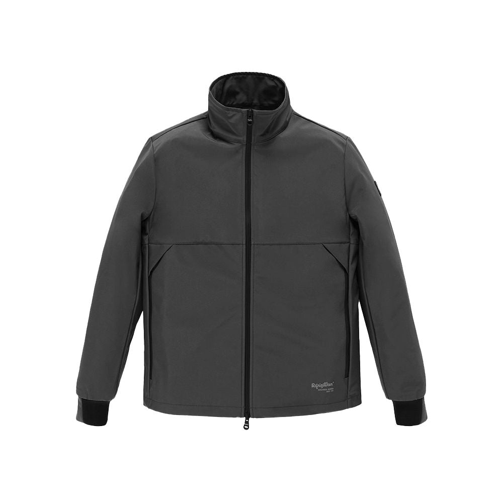 Refrigiwear Gray Nylon Men's Bomber Jacket