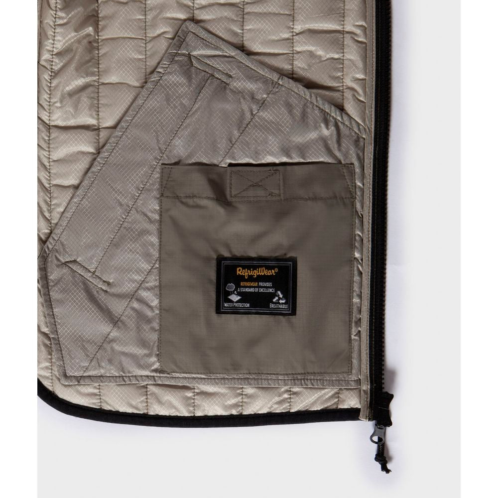 Refrigiwear Green Polyester Men Vest