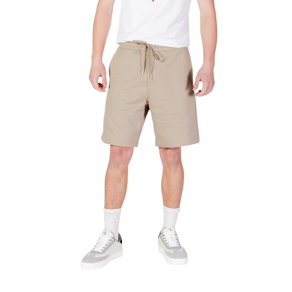 Replay Beige Cotton Bermuda Shorts Replay