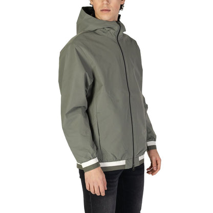 Replay Green Polyester Shell Jacket Replay