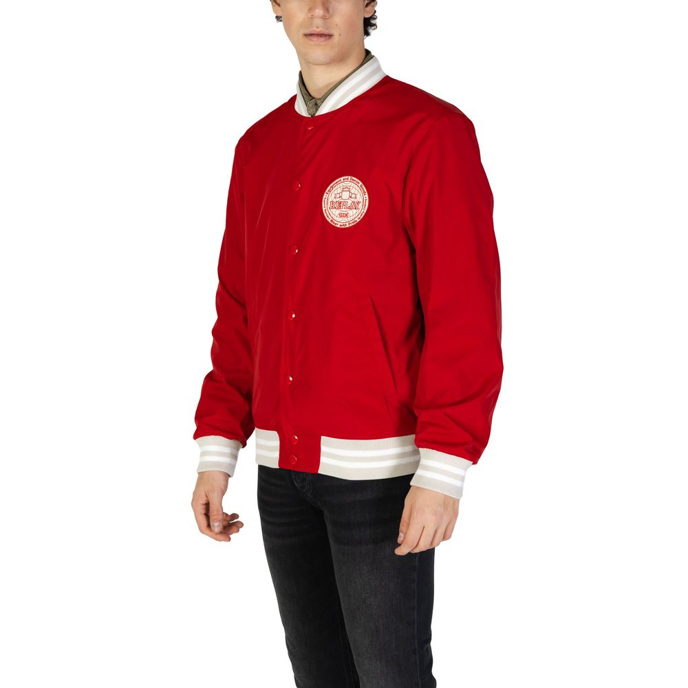 Replay Red Cotton Bomber Replay
