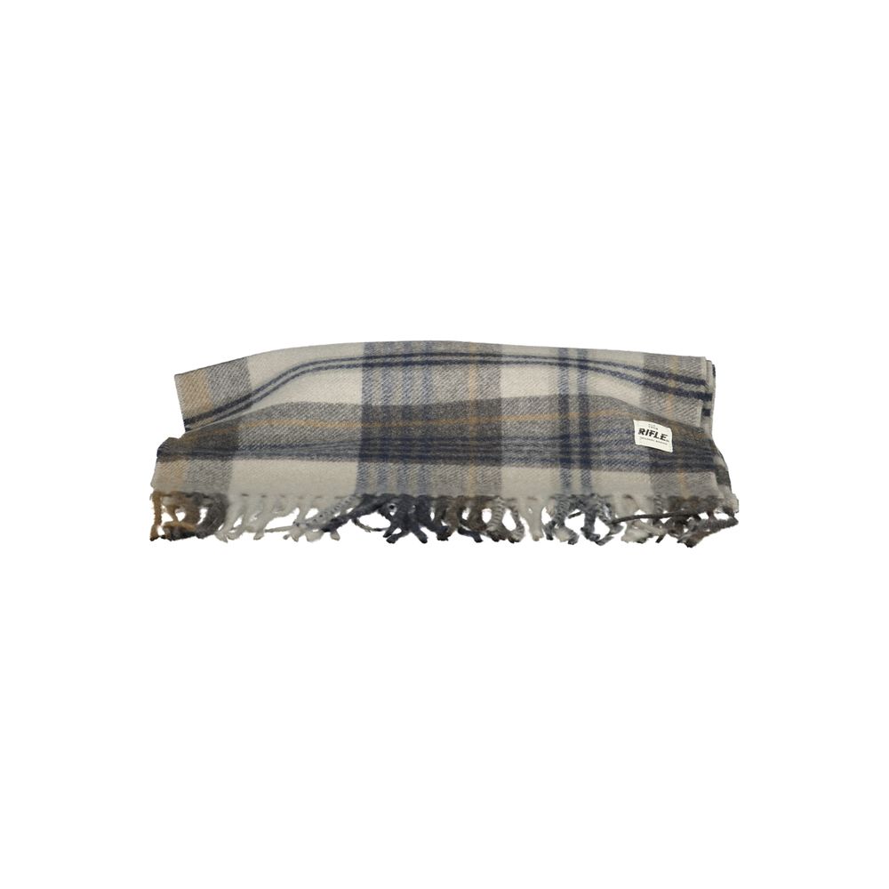 Rifle Grigio Polyester Men Scarf