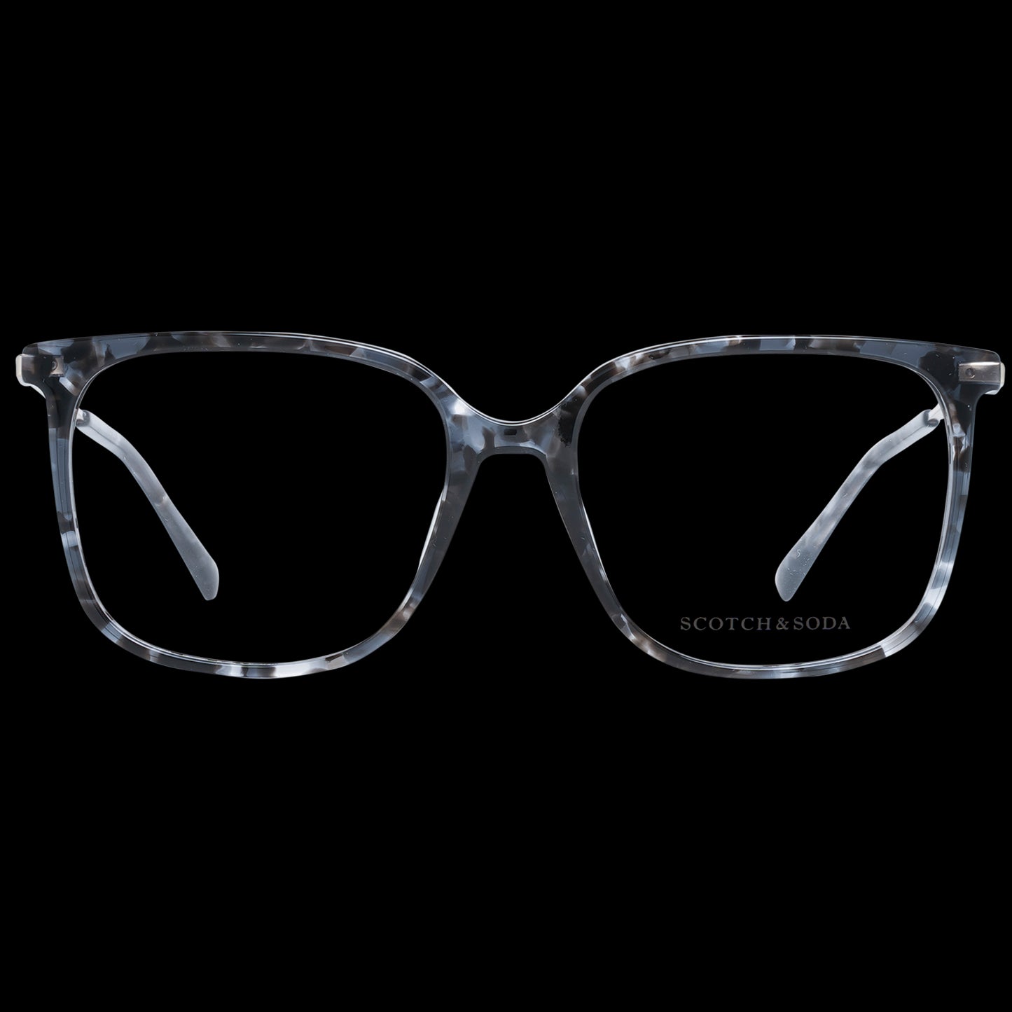 SCOTCH & SODA MOD. SS3012 54010 stylish lady's eyeglasses with tortoise shell frame on black background