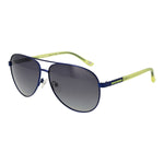 SKECHERS MOD. SE6365 6291D gent sunglasses with green and blue frame, perfect for style and UV protection.