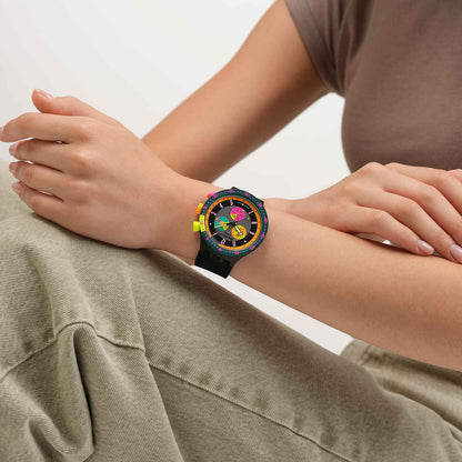 SWATCH Mod. NEON SEPPIA READY STOCKED WATCHES,Wristwatch