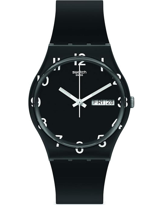 SWATCH Mod. OVER BLACK READY STOCKED WATCHES,Unisex,Wristwatch