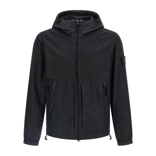 Stone Island Black Polyamide Shell Jacket