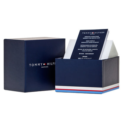 Official box for TOMMY HILFIGER Mod. 1792049 watch with warranty and instructions