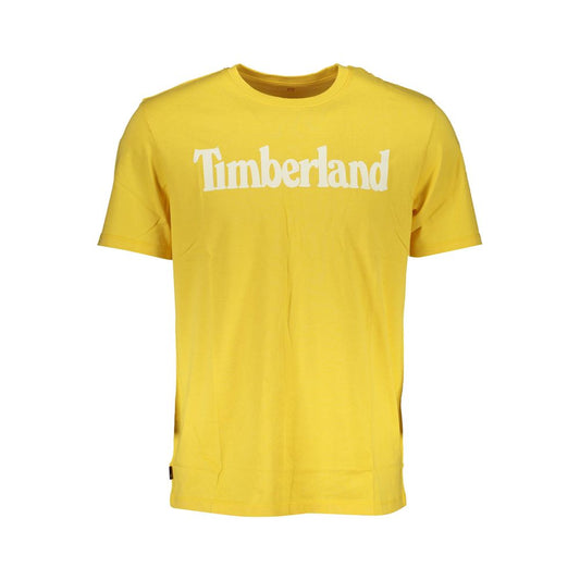 Timberland Yellow Cotton Men T-Shirt