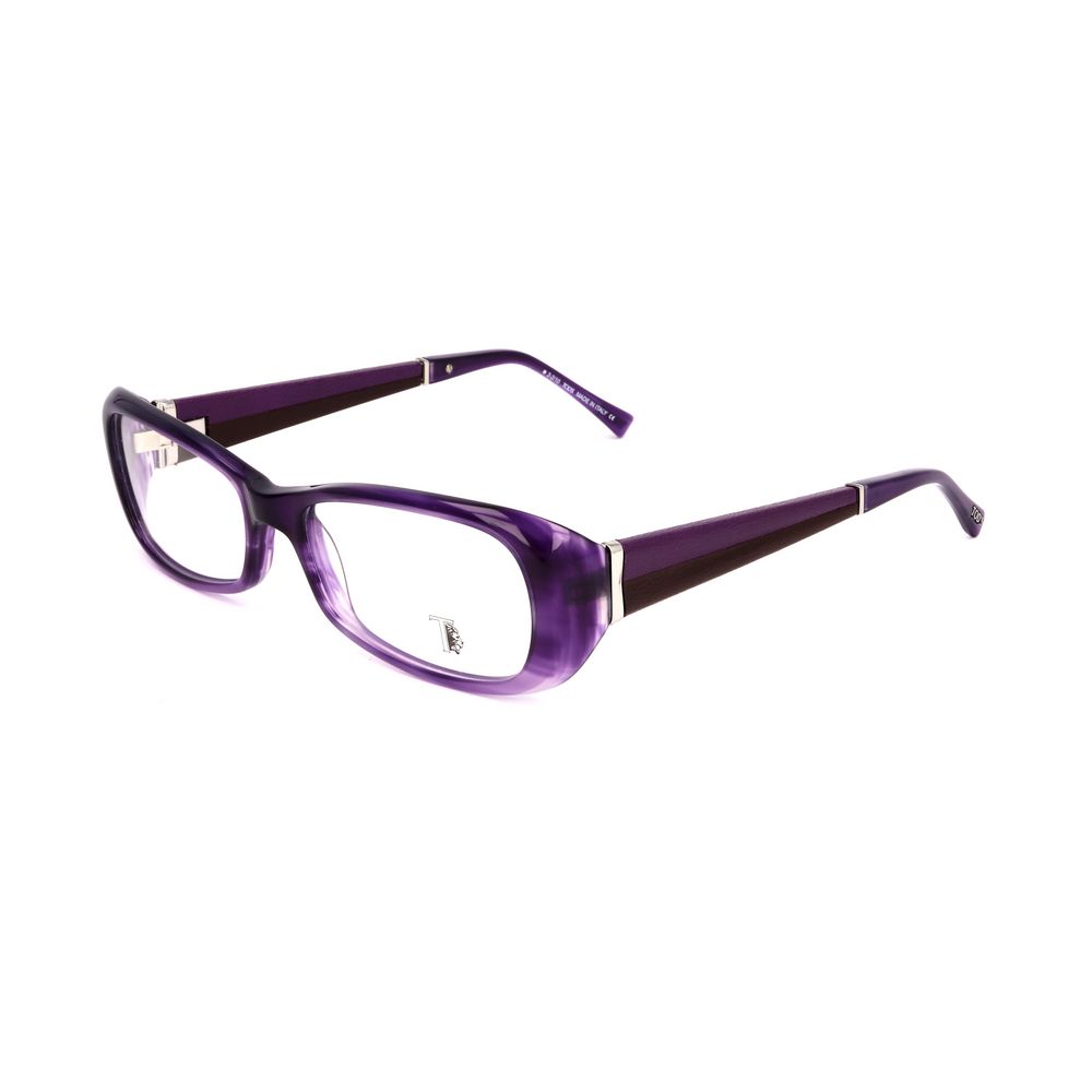 Tod's Purple Acetate Frames in bright violet with 55/16/135 mm dimensions for women, made from acetate material.