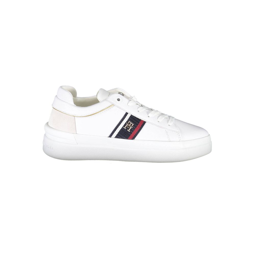Tommy Hilfiger Bianco Polyester Women Sneaker