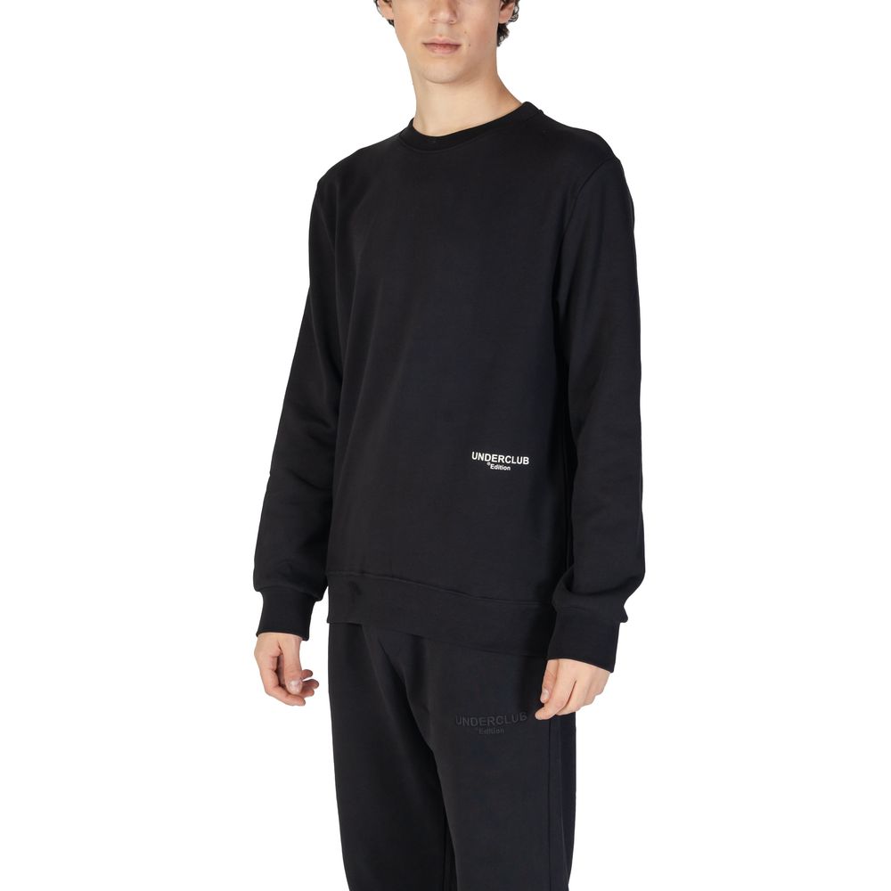Underclub Black Cotton Sweatshirt