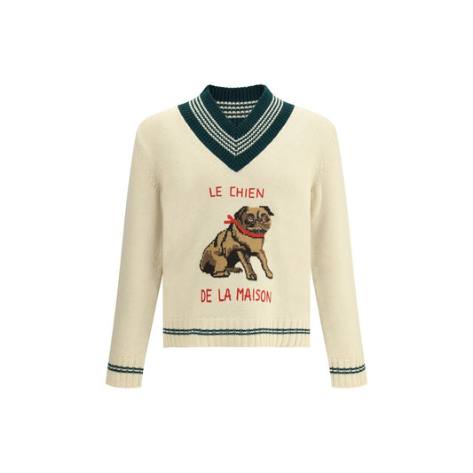 Valentino Cream Wool Sweatshirt Valentino
